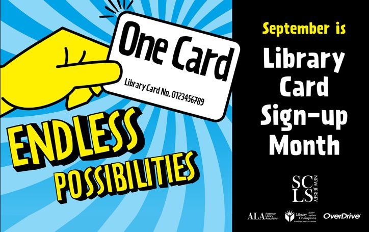 image for Sign up for a library card today!